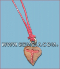 CR FR/078 CUORE CON TAU INCISO CORD. ROSSO