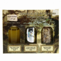 KE C/011 KIT FIUME GIORDANO TERRA SANTA 3 BOTTIGLIETTE (OLIO - ACQUA - INCENSO)