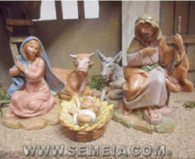 Natività Araba 5 pezzi per presepe da cm. 12 