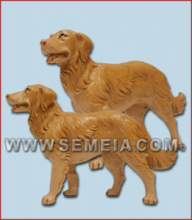 PR F/027 Cane in piedi, per presepe da cm 19 