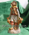 PR F/105 PASTORELLA RAGAZZA C/BROCCHE (35) T/L cm 30