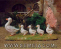 Famiglia di anatre T/L cm 12 (48)