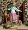 DONNA CON BANCO FRUTTA T/L cm 12 (253) ZOFIA ED. LIMITATA 2012