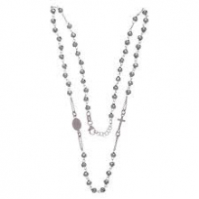 RS GN/005-AG ROSARIO ARGENTO GRANO 3 DISCO GIROCOLLO GRANO SFACCETTATO