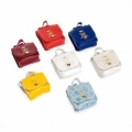 PORTAROSARIO ZAINO cm 5,5x5x1,7 VERA PELLE