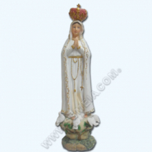ST RR/114 STATUA FATIMA RESINA cm 13,5 CIRCA