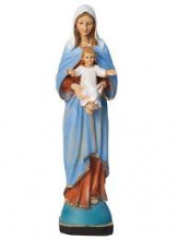 ST FR/040 STATUA MADONNA PELLEGRINA cm 30 DIPINTA