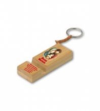 M-047 PORTACHIAVE E PORTA SMARTPHONE ACQUERELLO BUON NATALE cm 3x8 CIRCA