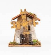 PR F/665 MULINO GRANDE N.1828 IN LEGNO x cm 12