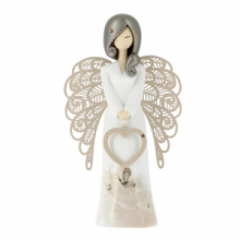 PR AD/152 YOU ARE AN ANGEL FLORAL - PACE (COEUR PAPILLON) cm 15,5 ALI