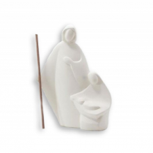 PR AV/005 SACRA FAMIGLIA NIVES cm 18 REFRATTARIO C/SCATOLA