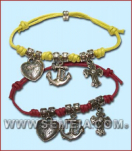 RD FR/036 BRACCIALE CON SIMBOLO FEDE SPERANZA CARITA' COLORI ASSORTITI