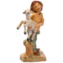 PR F/707 FIGLIO CON AGNELLO IN BRACCIO cm 12 T/L (731)