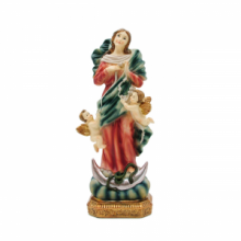 ST RR/003 STATUA MADONNA DEI NODI RESINA cm 22,5 CIRCA